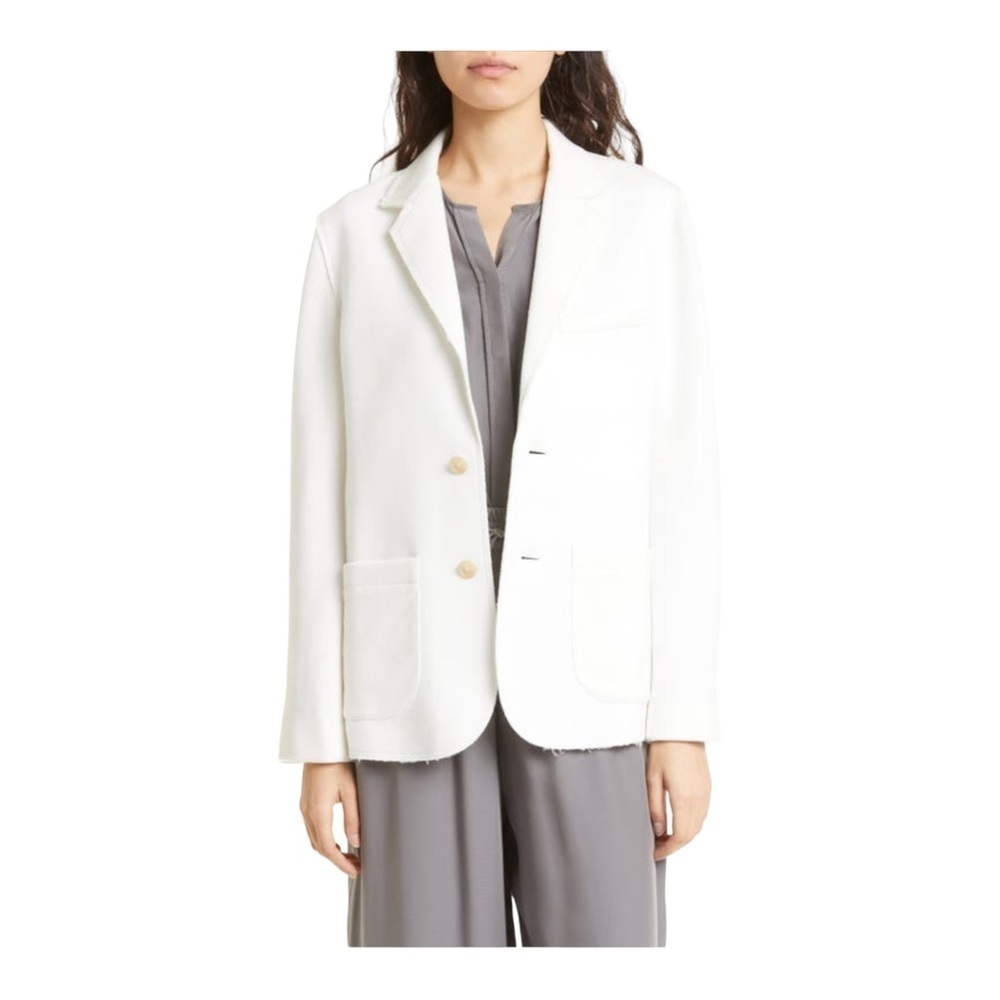 ATM Anthony Thomas Melillo Relaxed Blazer - Chalk NWT